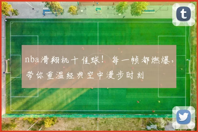 nba滑翔机十佳球!每一帧都燃爆,带你重温经典空中漫步时刻